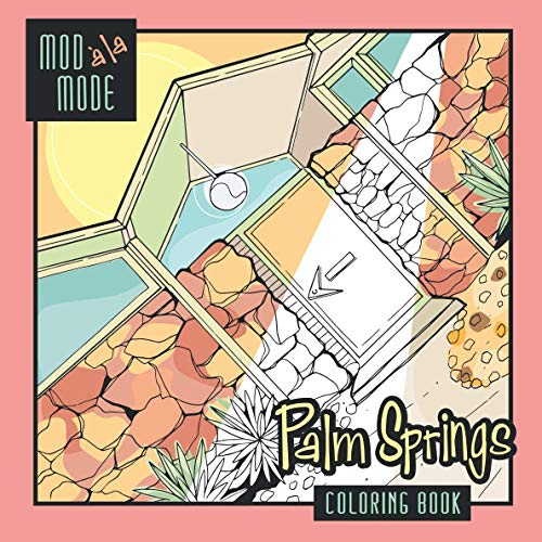 Imagen de archivo de Mod A La Mode Palm Springs Coloring Book a la venta por Goodwill Books