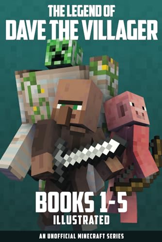 Stock image for The Legend of Dave the Villager Books 1 "5 Illustrated: a collection of unofficial Minecraft books (Dave the Villager Collections) for sale by HPB-Ruby