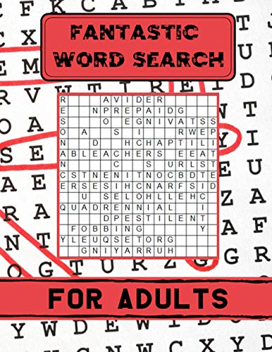 Beispielbild fr Fantastic Word Search For Adults: Word Finder Puzzle Book For Adults | Circle Word Puzzles | Word Finder Puzzle | Pocket Puzzles Word Finds | Large Text Word Search zum Verkauf von California Books
