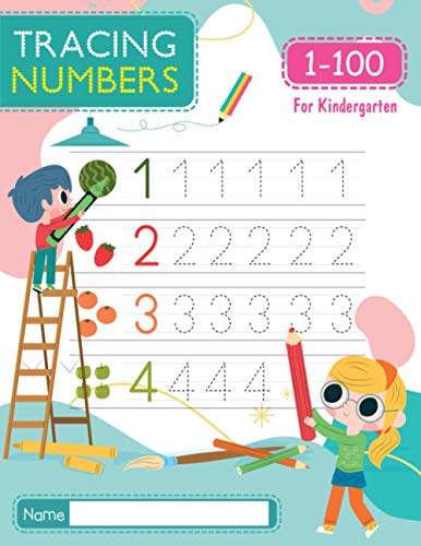9798713369729: Tracing Numbers 1-100 for Kindergarten: Number Tracing Book | Learn To Write the Number from 1 to 100 for PreSchool & Kindergarten
