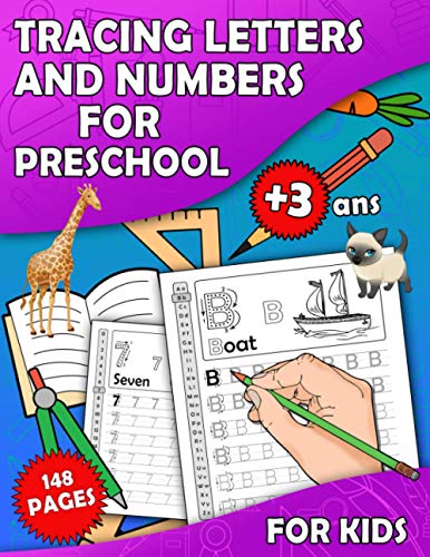 Imagen de archivo de Tracing Letters And Numbers For Preschool Learn To Write Letters And Numbers Workbook For Preschoolers 35 Year Old Learning Activities Alphabet Book For PreK Kindergarten Boys Girls a la venta por PBShop.store US