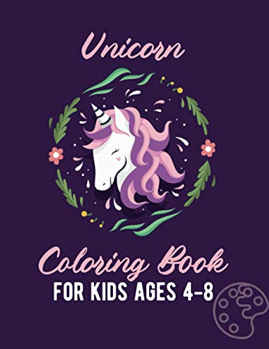 Imagen de archivo de Unicorn Coloring Book For Kids Ages 48 a la venta por PBShop.store US