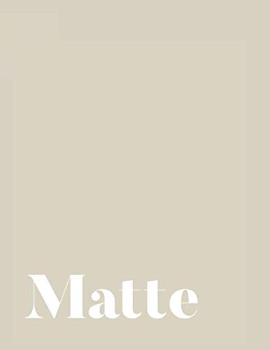 Stock image for Matte: A Decorative Book ? Perfect for Stacking on Coffee Tables & Bookshelves ? Customized Interior Design & Home Decor (Dot Grid Interior - Beige) for sale by Better World Books