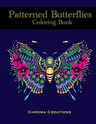 9798715785046: Patterned Butterflies Coloring Book: Mandala inspired and patterned butterflies for Adults or Older Children