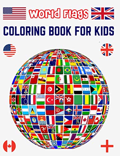 Stock image for World Flags Coloring Book For Kids for sale by GreatBookPrices
