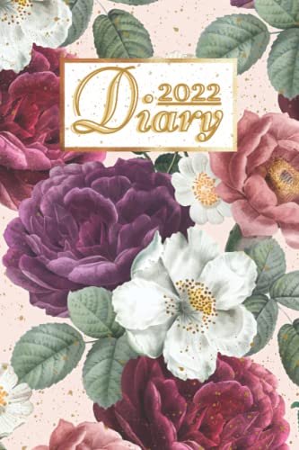 Stock image for 2022 Diary: One Week to a Page Diary with Full Page of Saturday & Sunday - Planner Organiser (Pink Cover) . 6x9 inches for sale by Buchpark
