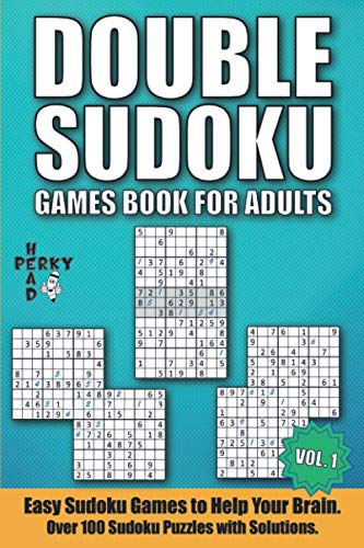 Stock image for Double Sudoku Games Book for Adults Vol1 Easy Sudoku Games to Help Your Brain Over 100 Sudoku Puzzles with Solutions for sale by PBShop.store US