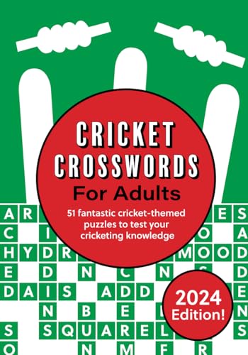 Stock image for Cricket Crosswords for Adults: 50 fantastic cricket-themed puzzles to test your cricketing knowledge for sale by AwesomeBooks