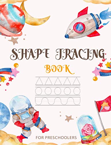 9798731888721: Shape Tracing Book For Preschoolers: Workbook with unicorn coloring pages for young learners