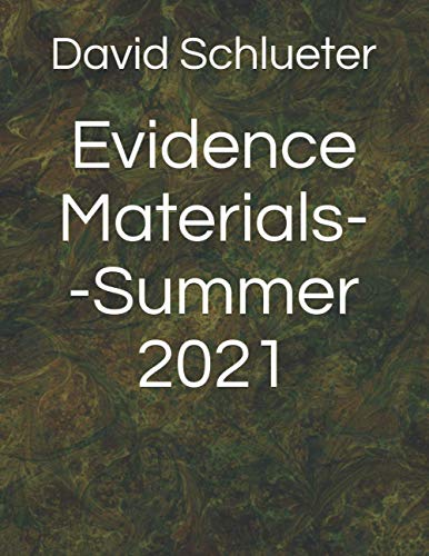 Stock image for Evidence Materials--Summer 2021 for sale by Textbooks_Source