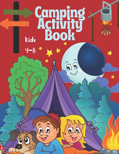 Imagen de archivo de Camping Activity Book: Brain Activities and Coloring book for Brain Health with Fun and Relaxing a la venta por Chiron Media