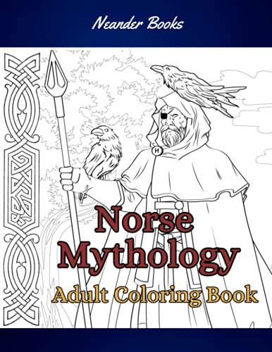 Imagen de archivo de Norse Mythology: Coloring Book for Adults and Teens a la venta por GreatBookPrices
