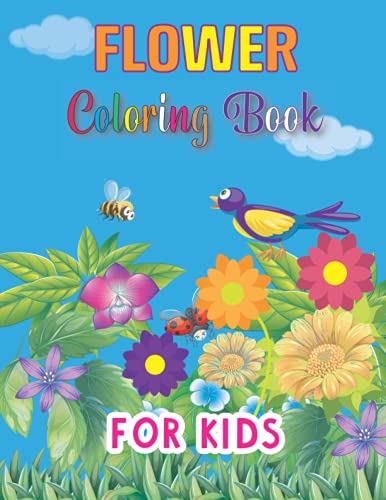 Imagen de archivo de Flower Coloring Book For Kids a la venta por GreatBookPrices