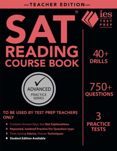 Stock image for Sat Reading Course Book for sale by GreatBookPrices