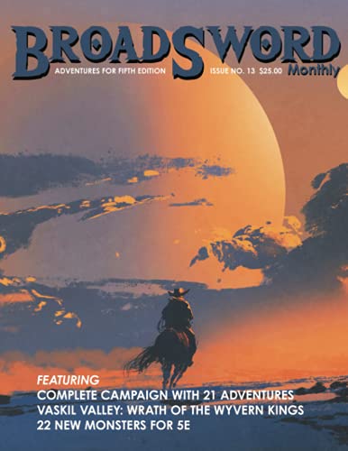 9798748296243: BroadSword Monthly #13: Adventures for Fifth Edition