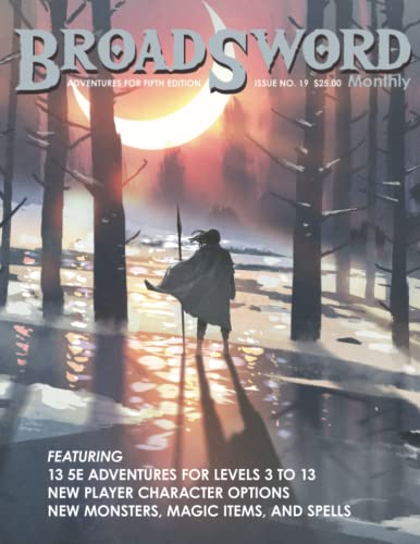 9798754366053: BroadSword Monthly #19: Adventures for Fifth Edition