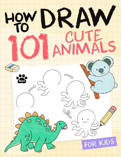 Immagine dell'editore per How To Draw Animals For Kids: Simple And Easy Drawing Book To Learn How To Draw Dog Cat Lion Elephant Dolphine and More Step By Step For Kids venduto da Austin Goodwill 1101