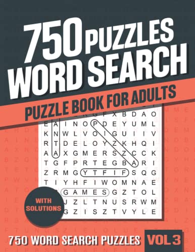 Immagine dell'editore per 750 Word Search Puzzle Book for Adults: Big Puzzlebook with Word Find Puzzles for Seniors, Adults and all other Puzzle Fans - Vol 3 venduto da Buchpark