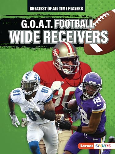 Imagen de archivo de G.O.A.T. Football Wide Receivers (Greatest of All Time Players (Lerner  Sports)) [Paperback] Anderson, Josh a la venta por Lakeside Books