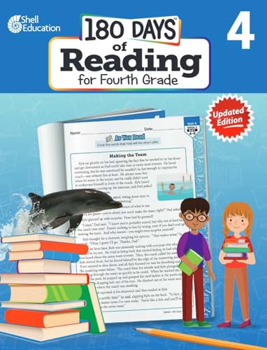Imagen de archivo de 180 Days of Reading for Fourth Grade, 2nd Edition - Daily Reading Workbook for Classroom and Home, Reading Comprehension and Phonics Practice, School . Challenging Concepts (180 Days of Practice) a la venta por Lakeside Books