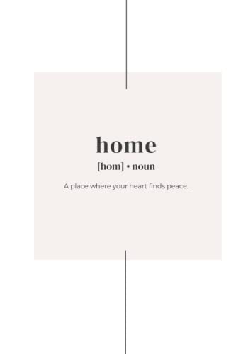 9798766835776: Home. White Coffee Table Decorative Book Soft Touch Cover & Paper Blank Interior.: Minimal Elegant Design Makes a Perfect Addition to any Room