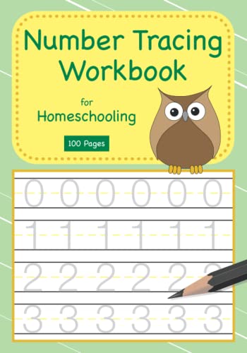 Beispielbild fr Number Tracing Workbook for Homeschooling: Handwriting Improvement for Kids 8-10 zum Verkauf von Big River Books