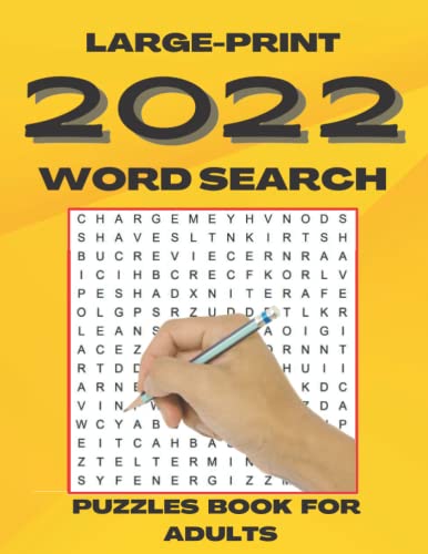 Beispielbild fr 2022 Word Search Large Print Puzzle Book for Adults: 100 Word Find Puzzles for Elderly and Adults with Solutions (Large Print Word-Finds Puzzle Book) . search .Perfect Gift for All Puzzles Fan! zum Verkauf von Buchpark