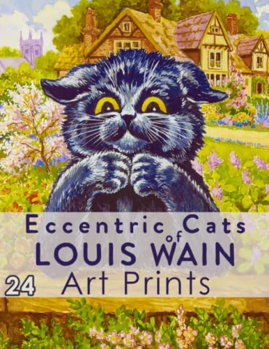 Beispielbild fr Eccentric Cats of Louis Wain Art Prints: Ready-to-Frame Vintage Artwork to Cut Out for Wall Decor zum Verkauf von Big River Books