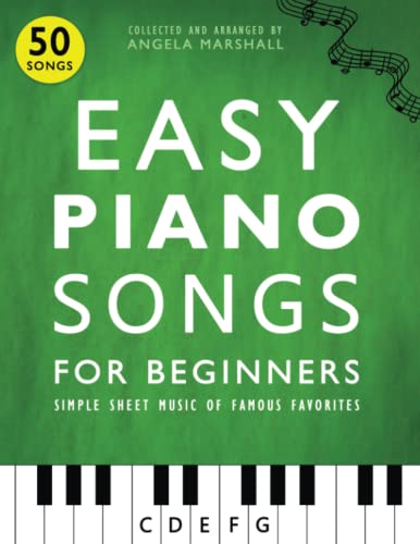 Beispielbild fr Easy Piano Songs for Beginners: Simple Sheet Music of Famous Favorites zum Verkauf von Omega