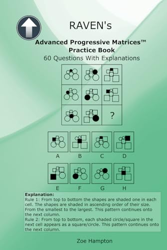 9798807758828: Raven's Advanced Progressive Matrices™ Practice Book: IQ Test (IQ Tests series)