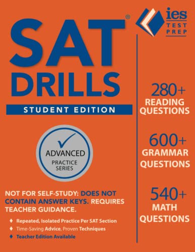 Stock image for SAT Drills: Student Edition for sale by Better World Books