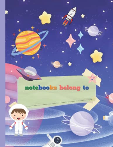 Stock image for Galaxy notebooks space College Ruled Notebook 100 page 8.5 x 11 inches: Celestial Journals , Constellation Paper Notebooks for sale by HPB-Ruby