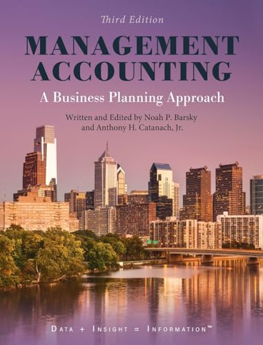 Stock image for Management Accounting: A Business Planning Approach for sale by GreatBookPrices
