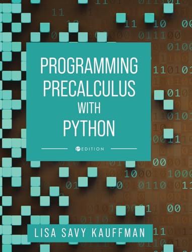 Imagen de archivo de Programming Precalculus with Python a la venta por Ria Christie Collections