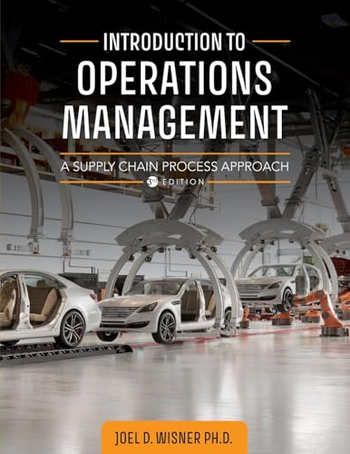 Immagine dell'editore per Introduction to Operations Management: A Supply Chain Process Approach venduto da California Books
