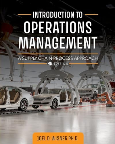 9798823343350: Introduction to Operations Management: A Supply Chain Process Approach