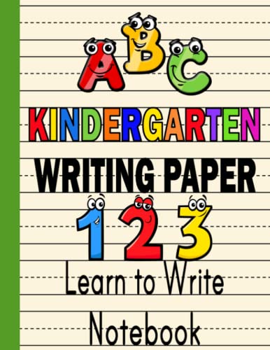 Beispielbild fr Learn to Write Notebook: Writing paper for kids | Learn to write workbook practice for kids | ABC and Numbers learning | Dotted Mid-line | Kindergarten |120 Pages zum Verkauf von Buchpark