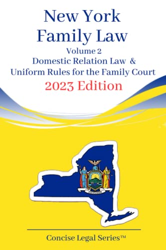 Beispielbild fr New York Family Law Volume 2 zum Verkauf von Better World Books