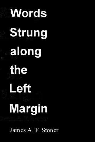 9798844211966: WORDS STRUNG ALONG THE LEFT MARGIN