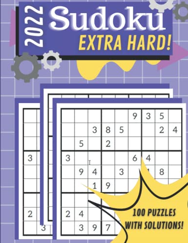Stock image for 2022 Extra Hard Sudoku Large Print Book: Sudoku Brain Training Puzzle for Adults for sale by GreatBookPrices