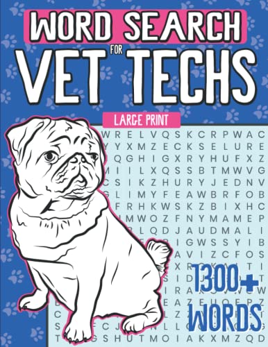 Stock image for Word Search for Vet Techs: Large Print Word Search Puzzles for Veterinary Technicians, Vet Tech Gift Idea for sale by Wonder Book