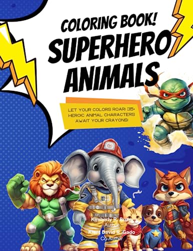 9798850587659: Coloring Book: Superhero Animals