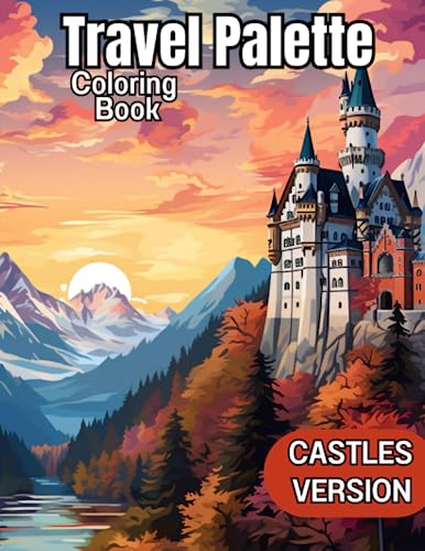 Imagen de archivo de Travel Palette Coloring Book - Castles a la venta por PBShop.store US