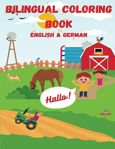 Stock image for Bilingual Farm Animal Coloring Book for sale by PBShop.store US