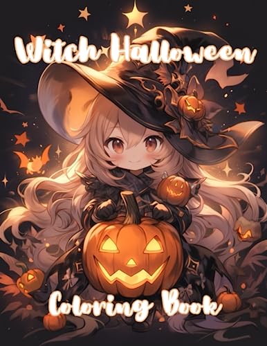 Imagen de archivo de Witch Halloween Coloring book a la venta por PBShop.store US