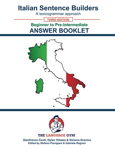 Imagen de archivo de Italian Sentence Builders - Answer Book ? Third Edition a la venta por California Books