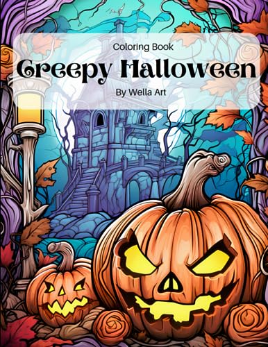 Stock image for Creepy Halloween: Adult Coloring Book for sale by California Books