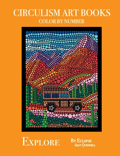 9798858220831: Explore - Color By Number Circulism Book : Standard paper edition