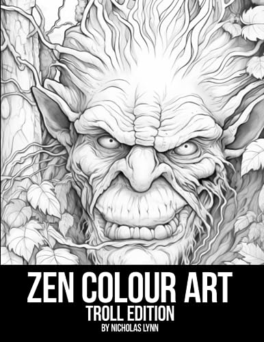 Imagen de archivo de Zen Colour Art: Troll Edition a la venta por GreatBookPrices