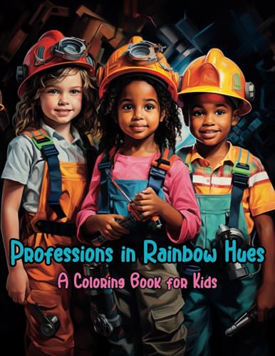 Stock image for Profession in Rainbow Hues - A Coloring Book for Kids with 50+ pages for sale by PBShop.store US